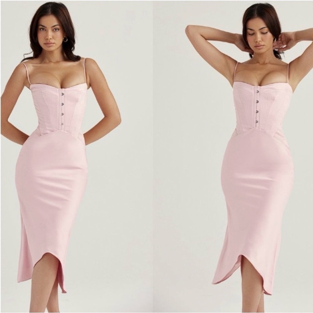 House of CB imogen rose pink dress